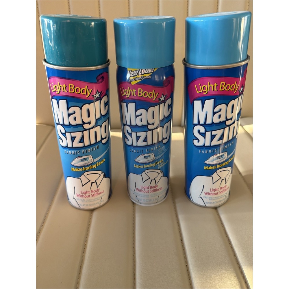 Faultless Starch 00502 Magic Sizing Fabric Finish, 20 oz, 20 Fl Oz  Set Of 3
